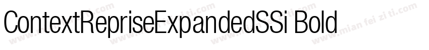 ContextRepriseExpandedSSi Bold字体转换